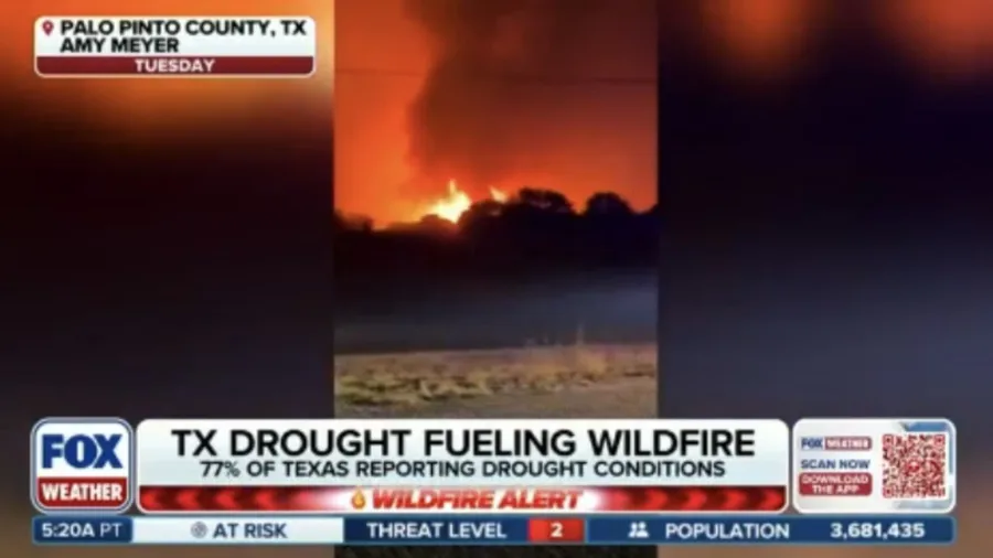 FOX Weather on the ground in Texas amid explosive wildfires that have scorched 80,000 acres