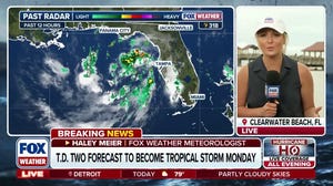 Tropical Depression Two forms in the Gulf and is likely to become Bertha