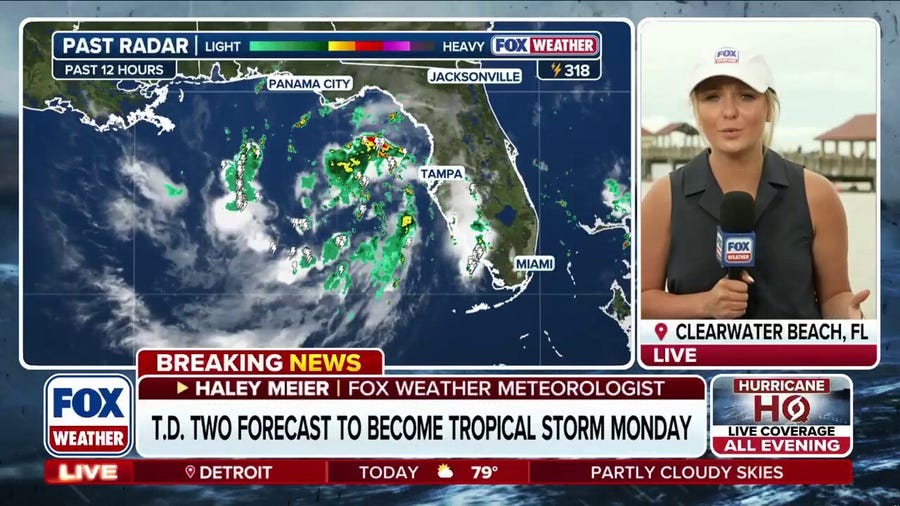 Tropical Depression Two forms in the Gulf and is likely to become Bertha