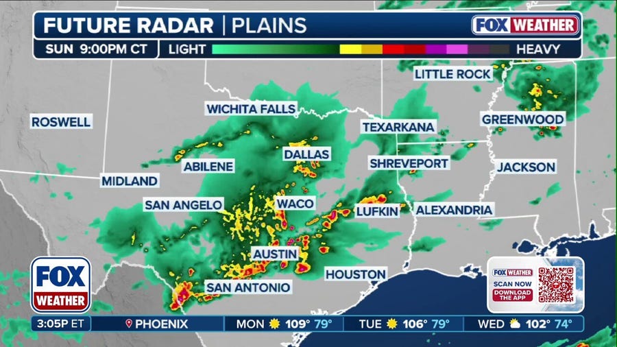 Heavy rain and severe storms continue in the Gulf Coast and Southeast
