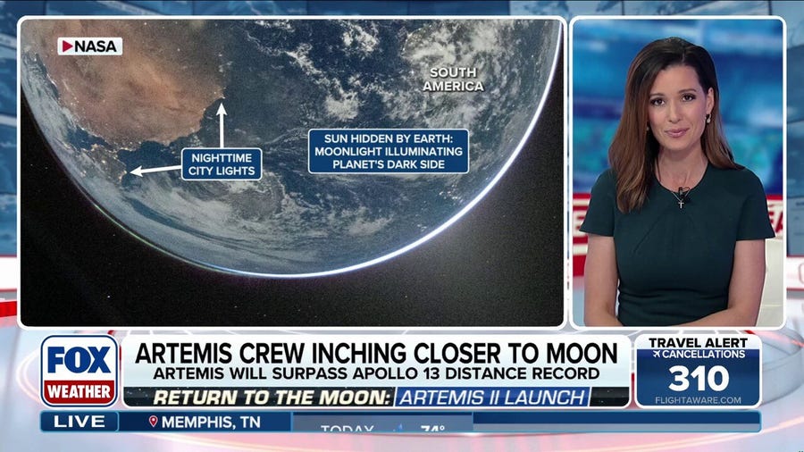 Artemis II officially more than halfway to the Moon on Day 4 of journey