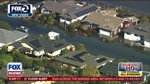 California coastline battered by record flooding, leading to water levels rising more than 2 feet