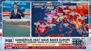 Rare 'red warning' issued for London as dangerous heat wave spreads across Europe