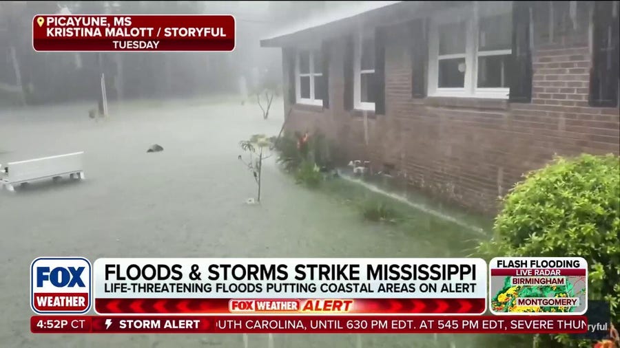 Mississippi overwhelmed by catastrophic flooding after days of heavy rain from Tropical Storm Arthur