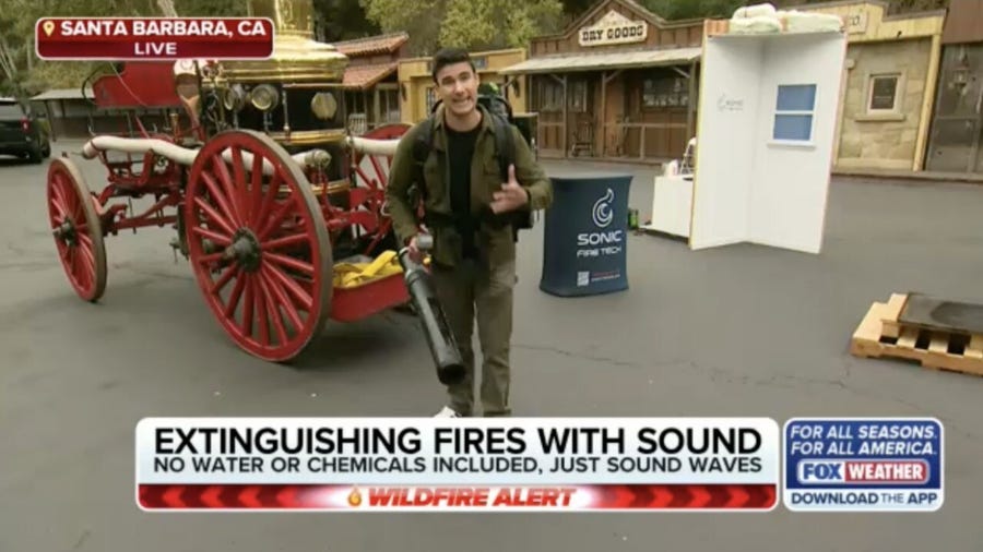 Company develops technology to help put out wildfires using sound