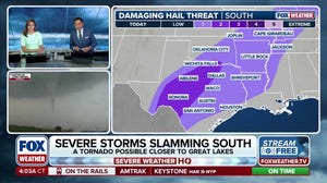 Severe weather threat stretches 2,000 miles, from Texas to New England