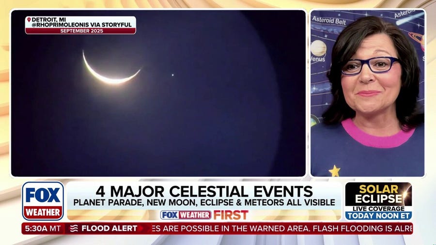 Cosmic double-feature: Janet’s Planet CEO shares how to watch eclipse and meteor shower