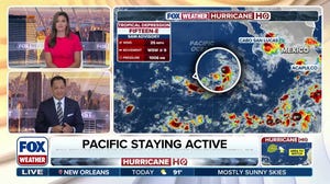 Tropical Depression 15-E to become Tropical Storm Odalys while Norbert weakens in Pacific