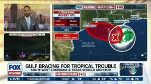 Invest 97L tropical development odds rise as heavy rain and storms threaten Texas and Louisiana