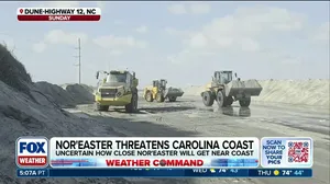 Nor'easter once again threatens Carolina Coast this week