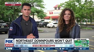 Heavy downpours, severe flash flooding trigger partial roof collapse at New Jersey store