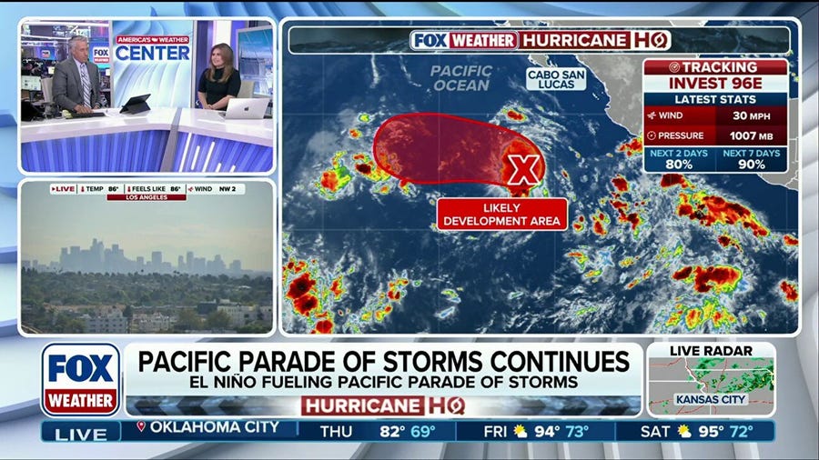 Newly designated Invest 96E likely to form into a tropical depression
