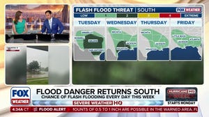 The South and Texas face renewed flood threat with another week of heavy rain
