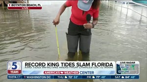 Record-setting King Tides drench Florida communities with coastal flooding