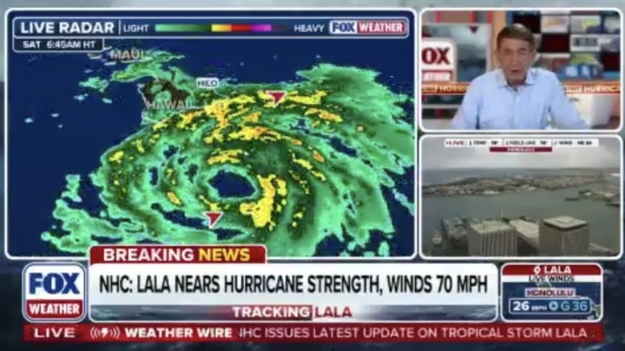 Exclusive analysis breaks down Tropical Storm Lala as it nears hurricane strength