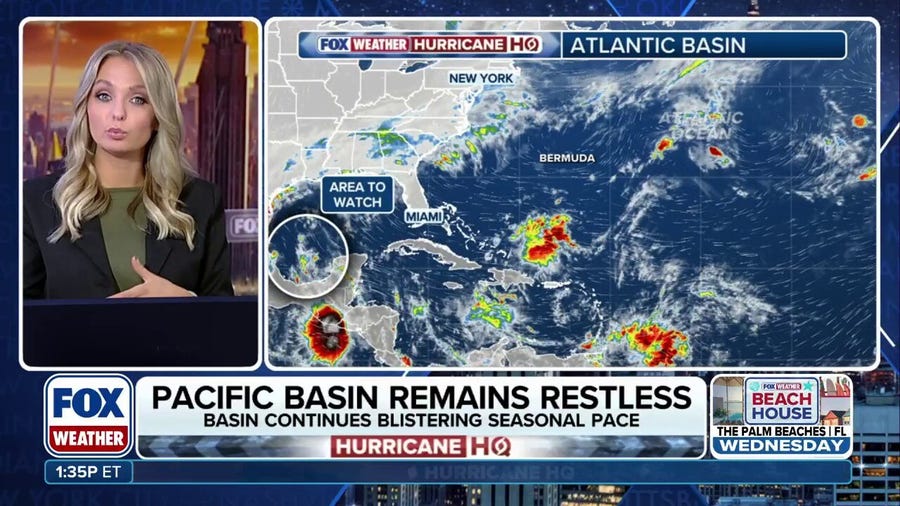 El Niño fuels prominent surge in tropical activity in the Pacific