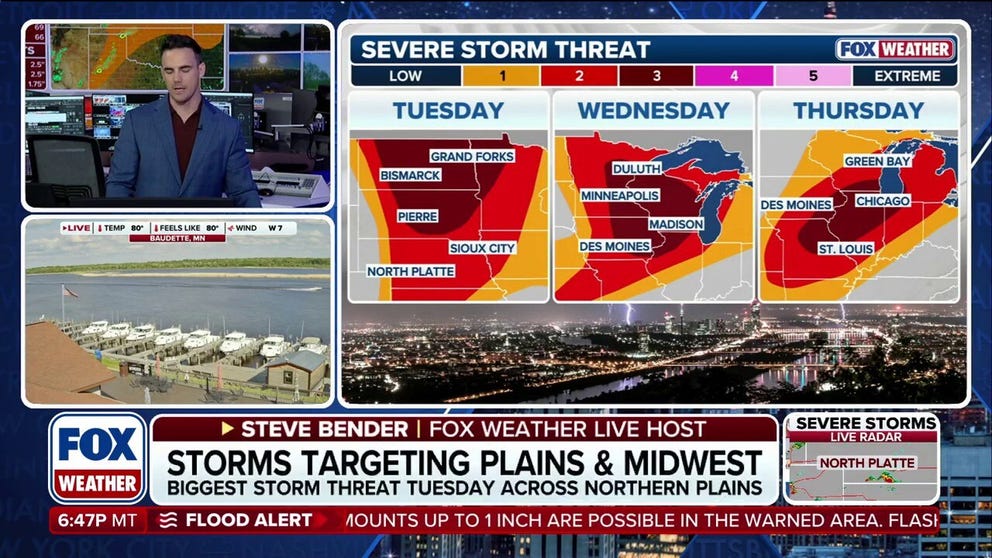 On the heels of last week's severe weather in the Plains, the focus now turns to the Upper Midwest, where highly populated regions face an increasing multi-day threat.
