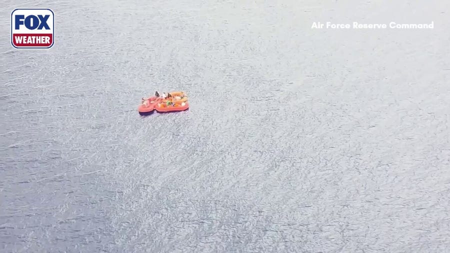 Coast Guard make miraculous rescue of passengers following plane crash off Florida coast