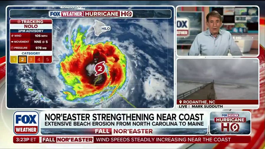 Exclusive analysis: Nor'easter taking charge of Northeast as Nolo, Polo continue strengthening