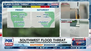 Multiday Southwest flood threat winds down heading into the weekend 