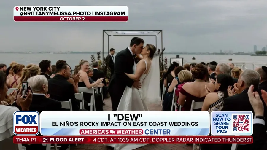 Here's how El Niño can have a rocky impact on East Coast weddings