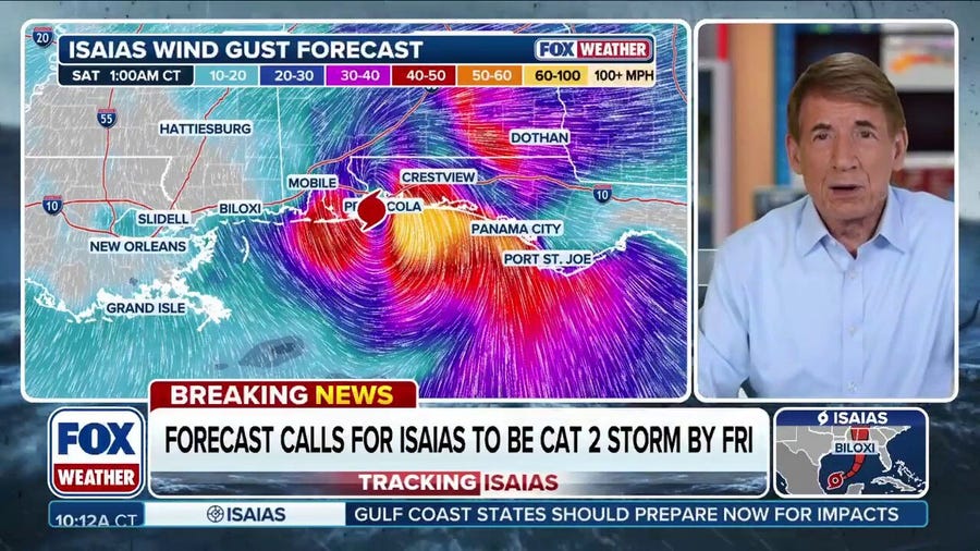 Exclusive analysis: Isaias forecast to rapidly intensify before making landfall in the US