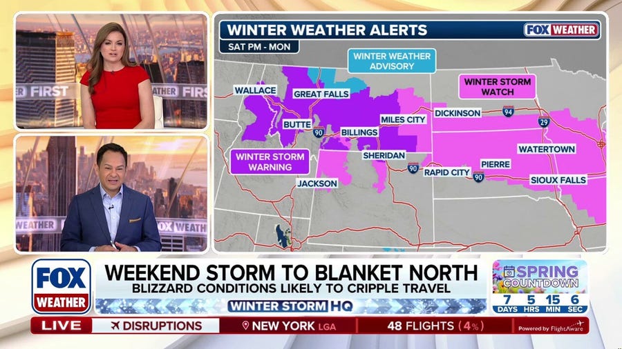 Winter storm slams millions across Plains, Midwest as blizzard conditions snarl travel 