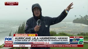 Powerful rain and winds begin to slam Hawaii's Big Island