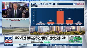 What will the high temperature be in Atlanta on Thursday?