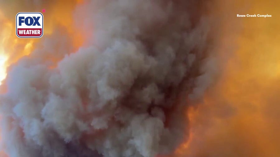 Rowe Creek Complex Fire sends massive smoke plume over Central Oregon