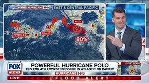 Additional severe storms linger behind Hurricane Polo this week in the Pacific