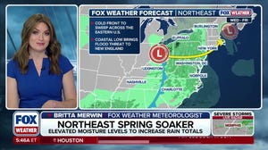 Another round of rain set to drench the Northeast by late week