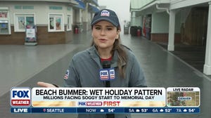 Soggy start to Memorial Day on Jersey Shore ahead of possible afternoon clearing