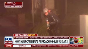 Hurricane winds hammer Florida as Hurricane Isaias approaches the Gulf Coast