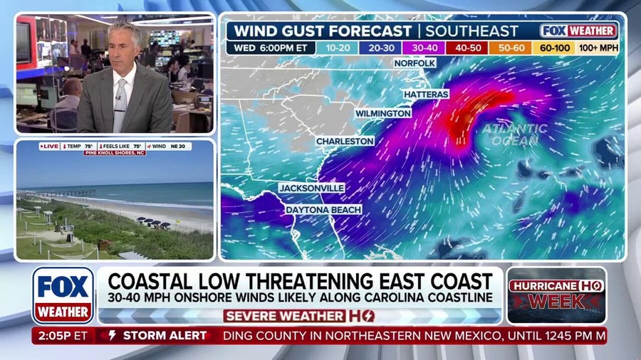 East Coast forecast amid Coastal Low threat