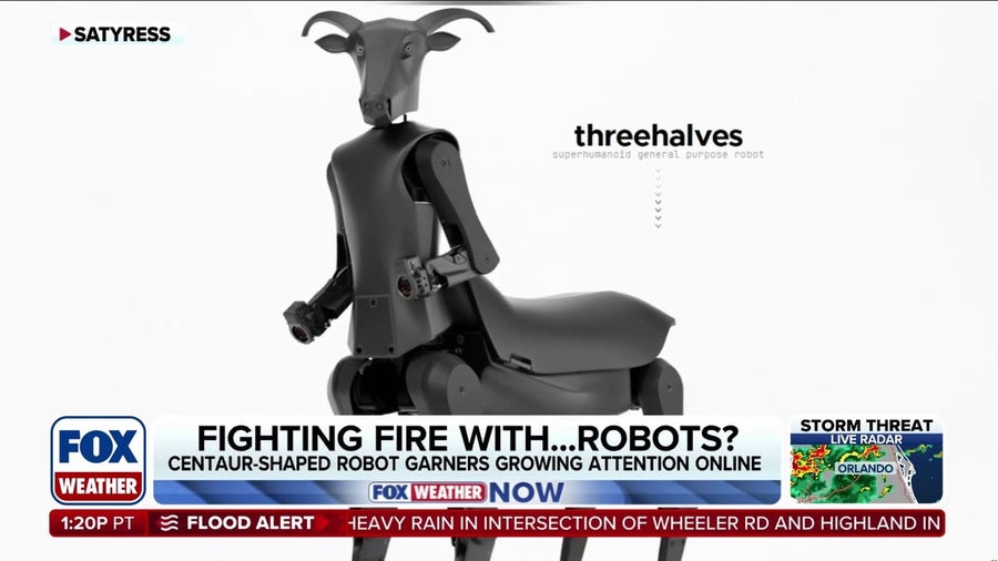 Centaur-shaped robot helps fight wildfires
