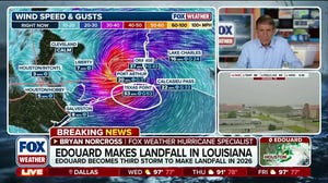  Tropical Storm Edouard becomes the third storm to make landfall during 2026 Atlantic hurricane season