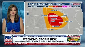Next round of severe storms, flash flooding targets Central Plains, Midwest this weekend