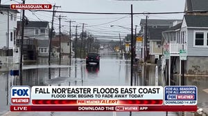 Nor'easter continues to bring nasty weather and heavy rain to the East Coast