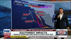Tropical moisture, heavy rain fuels intense flash flood risk across Southwest 
