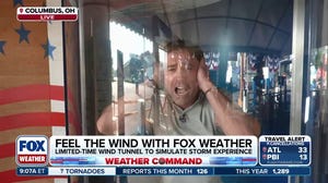 FOX Weather experiences tornado-force winds at the Ohio State Fair