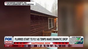 Flurries fly as temperatures take dramatic drop and Nor'easter Nick Pittman joins FOX Weather to talk through it