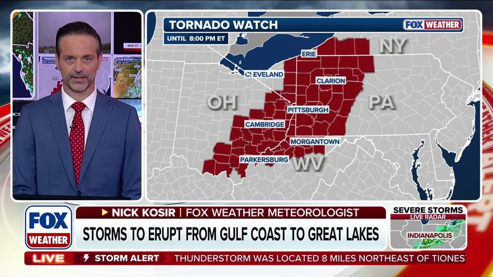 Severe storm threat looms into Saturday evening | Latest Weather Clips ...