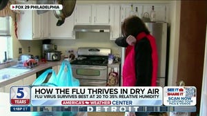 How does the weather impact flu season?