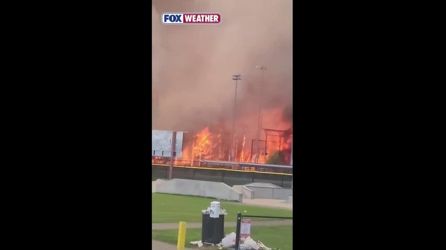 Wildfire engulfs Dwight Merkel Sports Complex in Spokane