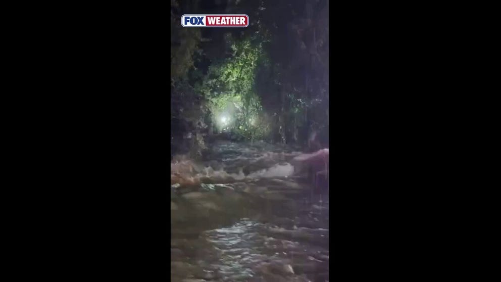 This dramatic video from Texas shows first responders in McLennan County taking action to rescue Texans trapped by floodwater.