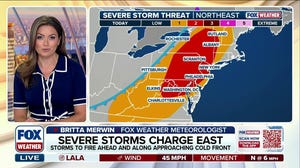 Over 38 million Americans face severe storm, flash flood risks as cold front sweeps east