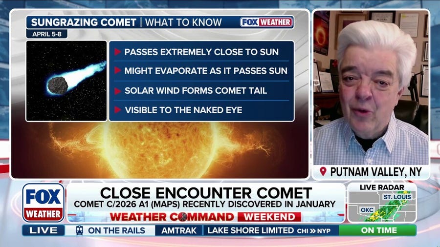 Extraordinary ‘sungrazer’ comet could dazzle NYC skywatchers with a stunning show