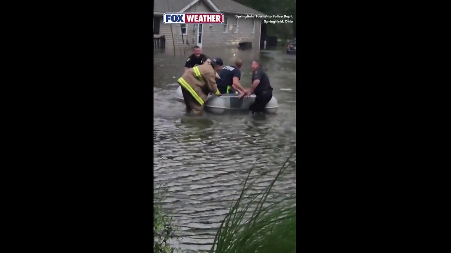 Watch: Springfield, Ohio, first responders rescue people from flash floods
