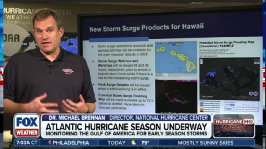 Atlantic hurricane season is underway as FOX Weather continues to monitor the Gulf of America for early season storms